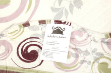 Load image into Gallery viewer, Tache Summer Storm Geometric Swirl Ivory White Scalloped Cotton Quilt Set (DSW019)