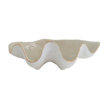 Load image into Gallery viewer, Clam Shell Bowl with 22K Gold Accent