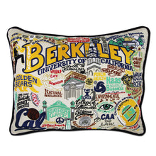 Load image into Gallery viewer, Berkeley, UC (Cal) Collegiate Embroidered Pillow by Cat Studio