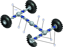 Load image into Gallery viewer, QuadBoss, QuadBoss Part 417818 Front Axle Inner Universal Joint for Kawasaki Mule 2510 &amp; 2520 (1993-1999)