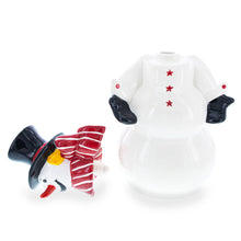 Load image into Gallery viewer, Snowman Wine Bottle Stopper 11 Inches