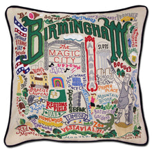 Load image into Gallery viewer, Birmingham Embroidered Pillow by CatStudio