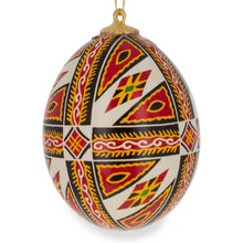 Load image into Gallery viewer, Set of 3 Authentic Real Eggshell Ukrainian Easter Egg Pysanka Ornaments