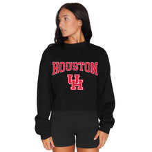 Load image into Gallery viewer, University of Houston Black Crewneck