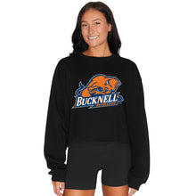 Load image into Gallery viewer, Bucknell Black Crewneck