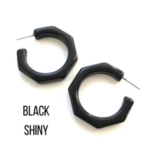 Load image into Gallery viewer, Kay Octagon Hoop Earrings