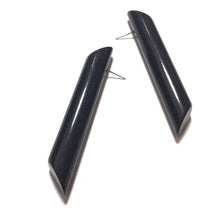 Load image into Gallery viewer, Black Couture Mega Stick Stud Statement Earrings