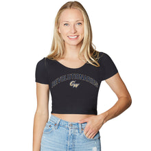 Load image into Gallery viewer, George Washington University Black Babydoll Tee