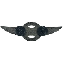 Load image into Gallery viewer, BL5-013 Full size UAS FAA Commercial Drone Pilot Wings pin Black Tactical