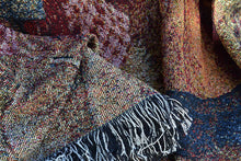 Load image into Gallery viewer, Tache Teddy Bear Western Cowboy Tapestry Throw with Fringe (2173)
