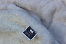 Load image into Gallery viewer, Tache White Ivory Polar Faux Fur with Sherpa Throw Blanket