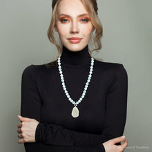 Load image into Gallery viewer, Blue Amazonite Sterling Silver Pendant Necklace