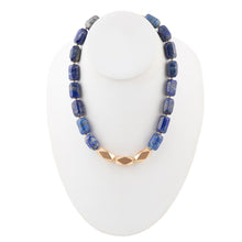 Load image into Gallery viewer, Blue Lapis Nugget Necklace