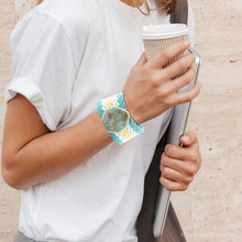 Load image into Gallery viewer, Blue Turquoise Textile Blues Woven Bracelet