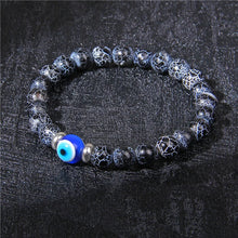 Load image into Gallery viewer, Blue Weathered Agate Peace &amp; Calm Bracelet