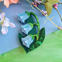 Load image into Gallery viewer, Bluebell Brooch by Cherryloco