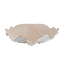 Load image into Gallery viewer, Clam Shell Bowl with 22K Gold Accent