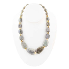 Load image into Gallery viewer, Bold Labradorite Statement Necklace