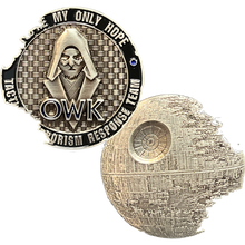 Load image into Gallery viewer, DL13-009 Obi-wan Kenobi You're My Only Hope Death Star II Rogue TACTICAL TERRORISM RESPONSE TEAM 12 TTRT CBP Challenge Coin