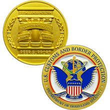 Load image into Gallery viewer, GL2-009 CBP Border Patrol Field Ops AMO Peer Support Challenge Coin