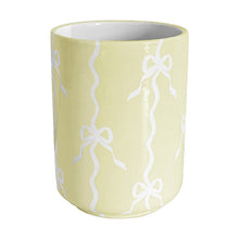 Load image into Gallery viewer, Bow Stripe Large Vase/ Utensil Holder