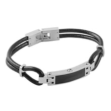 Load image into Gallery viewer, Modern Leather Cremation Bracelet