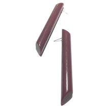 Load image into Gallery viewer, Chocolate Brown Couture Medium Stick Stud Earrings