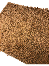 Load image into Gallery viewer, DaDa Bedding Coffee Brown Shaggy Soft Chenille Noodle Carpet Rug Bath Mat