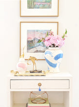 Load image into Gallery viewer, Robin's Egg Brushstroke Ginger Jar