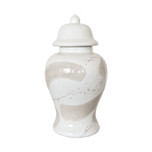 Load image into Gallery viewer, Beige Brushstroke Ginger Jars