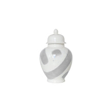 Load image into Gallery viewer, Light Gray Brushstroke Ginger Jars