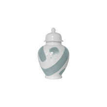 Load image into Gallery viewer, Lamb's Ear Blue Brushstroke Ginger Jars