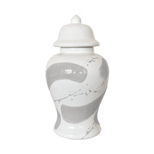 Load image into Gallery viewer, Light Gray Brushstroke Ginger Jars