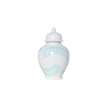 Load image into Gallery viewer, Robin's Egg Brushstroke Ginger Jar