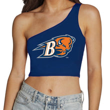 Load image into Gallery viewer, Bucknell Navy One Shoulder Top