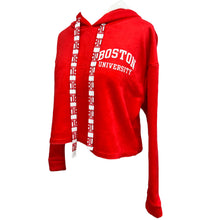 Load image into Gallery viewer, Boston University Varsity Furry Hoodie