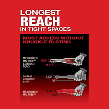 Load image into Gallery viewer, Milwaukee 2560-20 M12 FUEL™ 3/8 in. Extended Reach Ratchet