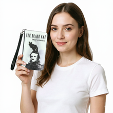 Load image into Gallery viewer, The Black Cat by Edgar Allan Poe Wallet in Vinyl