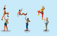Load image into Gallery viewer, Preiser 10606 HO Scale Sports &amp; Recreation -- Freeclimbing