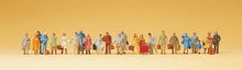 Load image into Gallery viewer, Preiser 14401 HO Scale Passengers -- Standing and Walking pkg(24)