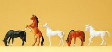 Load image into Gallery viewer, Preiser 10156 HO Scale Animals -- Horses
