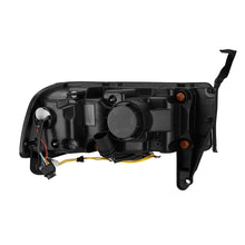 Load image into Gallery viewer, AlphaRex 94-01 RAM 1500 LUXX LED Proj Headlights Alpha-Blk w/Activ Light/Seq Signal/SB DRL