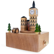 Load image into Gallery viewer, Big Ben, London Musical Figurine with Moving Magnetic Car