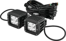 Load image into Gallery viewer, QuadBoss, QuadBoss Paired 3-Inch LED Pod Spot Lights – Durable Off-Road Lighting with 4 High-Intensity LEDs