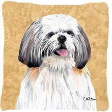 Load image into Gallery viewer, Shih Tzu Decorative   Canvas Fabric Pillow