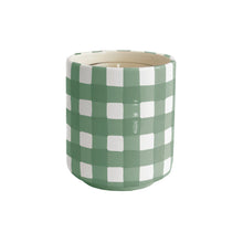 Load image into Gallery viewer, Gingham Vase