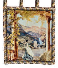 Load image into Gallery viewer, Tache Tapestry Faraway Longing Coastal Mountain Range Wall Hanging Artwork 28 x 31 (13606)