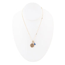 Load image into Gallery viewer, Capricorn - Zodiac Blue Lapis Golden Charm Necklace