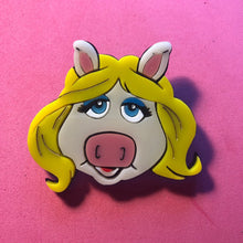 Load image into Gallery viewer, Cartoon Collection - Puppet Piggy - Acrylic Brooch by Makokot Design