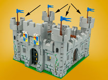 Load image into Gallery viewer, Castle Tower - Custom Castle Modular Building Set
